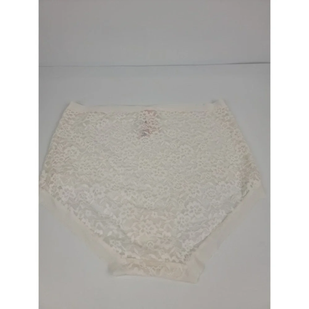 Victorias Secret PINK Panty Bundle Large Lace Leopard Blue 3 Pack NEW